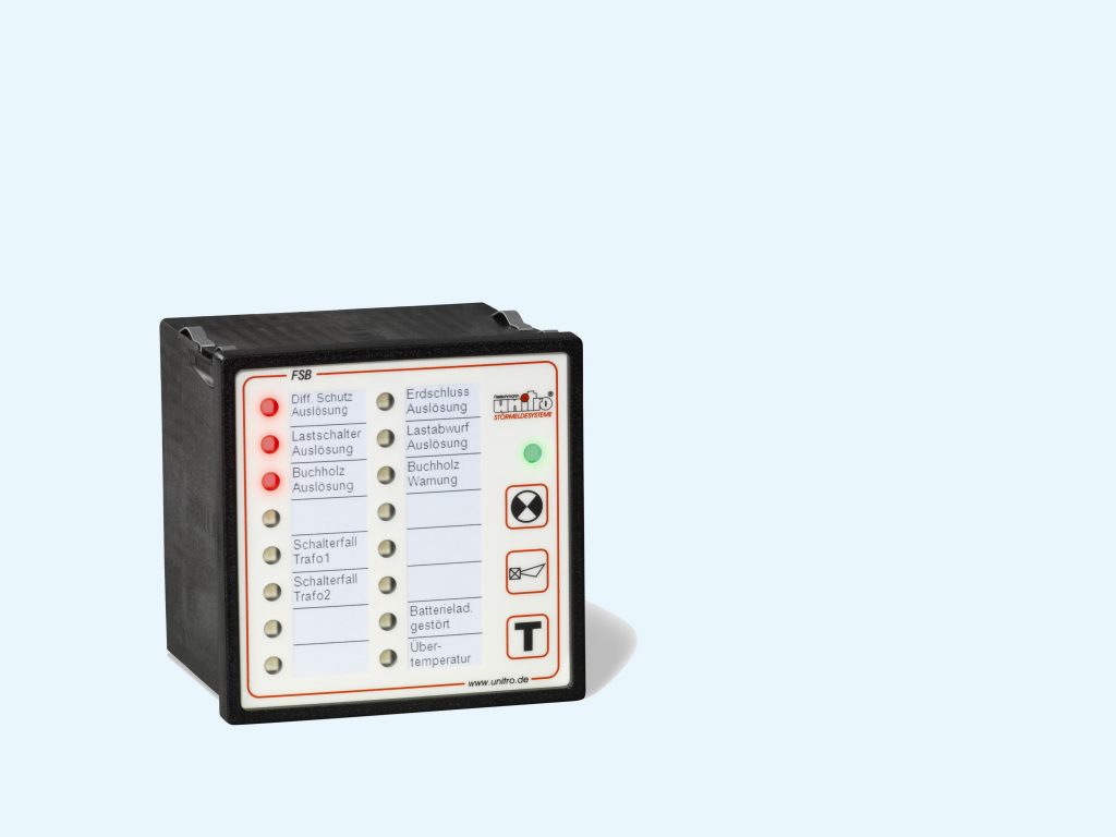 Unitro Front panel-installation-modules - UNITRO - Fleischmann Störmeldesysteme